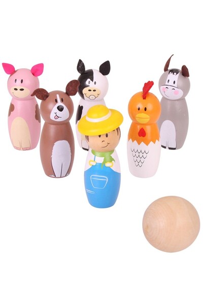 BIGJIGS Toys Set popice - Animale de la ferma