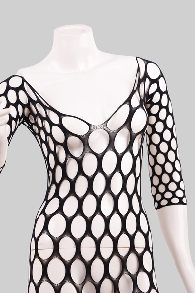 Midnight Fantasy Bold Cutout Fishnet Bodystocking