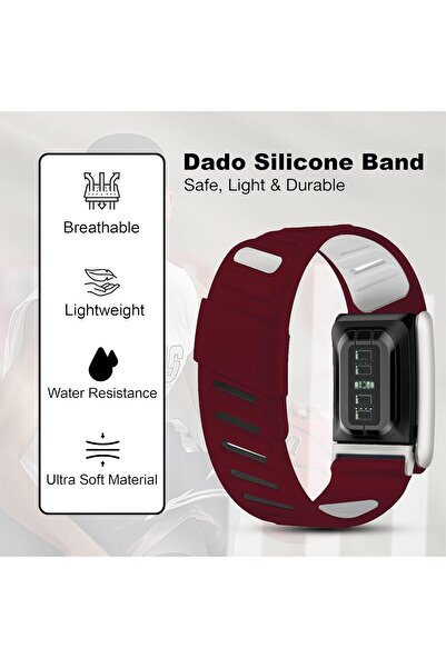 dado SOUQO Silicone Sport Replacement Band Compatible with WHOOP 5.0, One, Peak, and Life