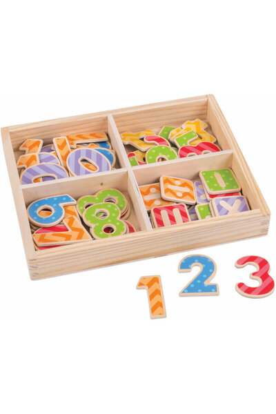 BIGJIGS Toys Set numere magnetice