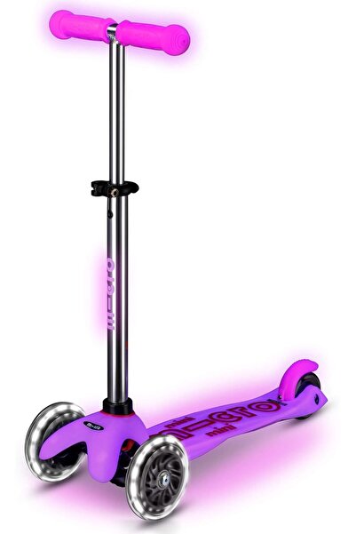 Micro ® | Mini Deluxe Glow LED Scooter 3 Wheels Kids | Glow in the Dark | Wheels with LED Lighting |