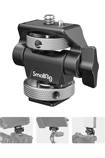 SmallRig حامل شاشة الكاميرا 2905B (حذاء بارد، دوران 360 درجة، إمالة 180 درجة)