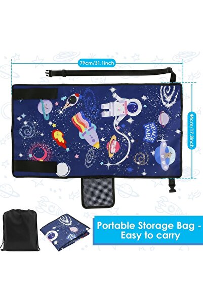 Generic Foldable Airplane Travel Bed for Kids (Ages 1–3) — Adjustable Support