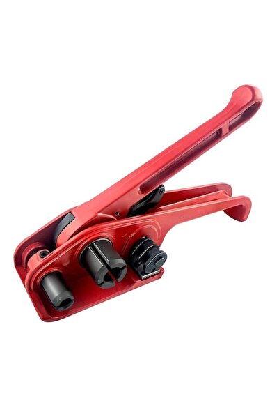 Qwork Tensor pentru bandă de legare PES/PP/PET 13-19mm, metalic,