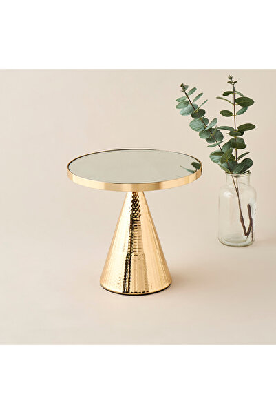 Lifestyle Decorative Stand with Glass Base - 26x23 cms