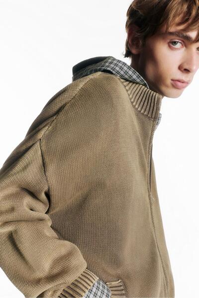 Pull & Bear Asit yıkama fitilli ceket