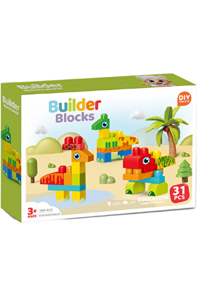 Bufnitel Set de constructie STEAM - Dinozauri haiosi (31 piese)