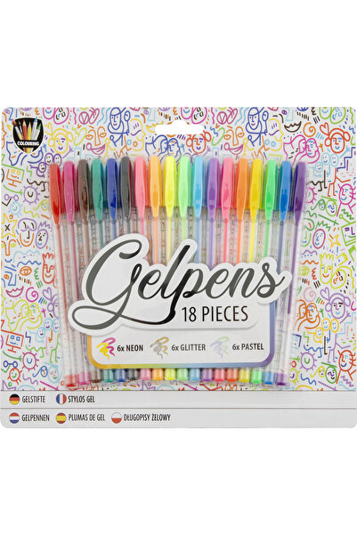 GRAFİX Set 18 pixuri cu gel