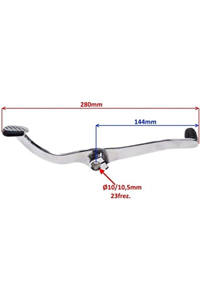 WM Pedală de schimbare a vitezei Yamaha YBR125cc