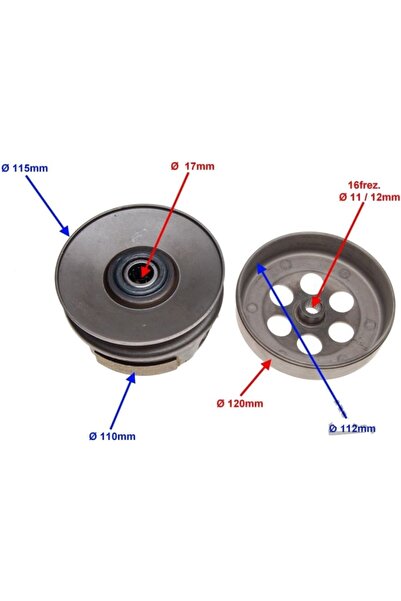 WM Ambreiaj scuter Yamaha Y-Jog 90