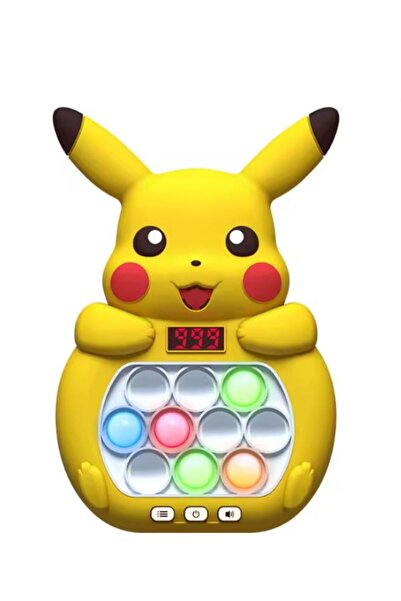 OEM Jucărie Pop It Speed Push Pikachu, Joc Electronic cu Lumini & Sunete, Anti-Stres