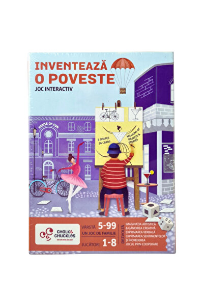 Chalk and Chuckles Joc interactiv - Inventeaza o poveste