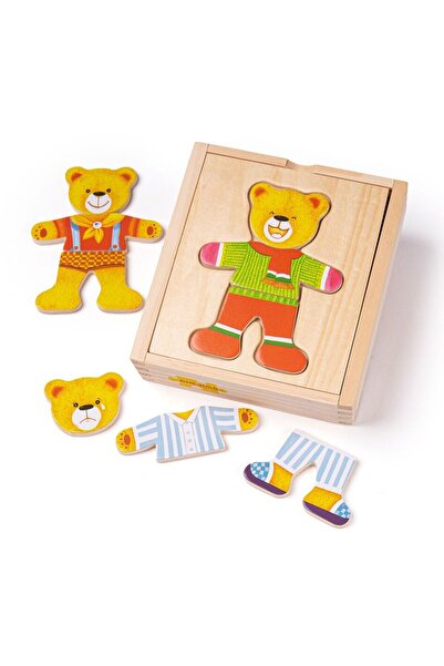 BIGJIGS Toys Joc de potrivire - domnul Urs