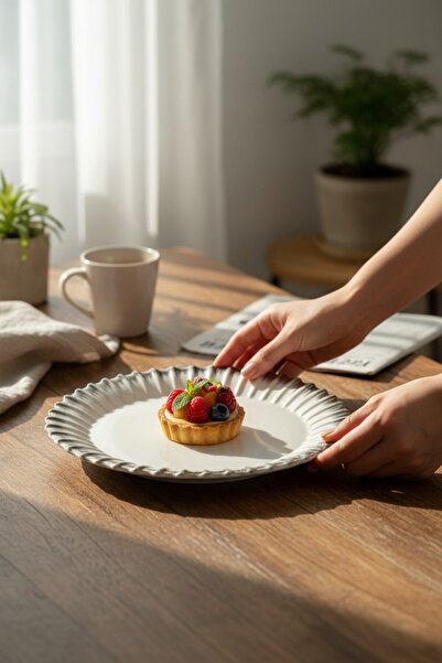 ROY KING LINE SILVER YUVARLAK SUNUM TABAK 33 CM