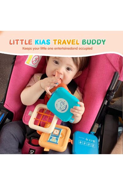 Generic Jjojcll Montessori Busy Board Activity Cube – 7 Activities, ABS, 6+ months