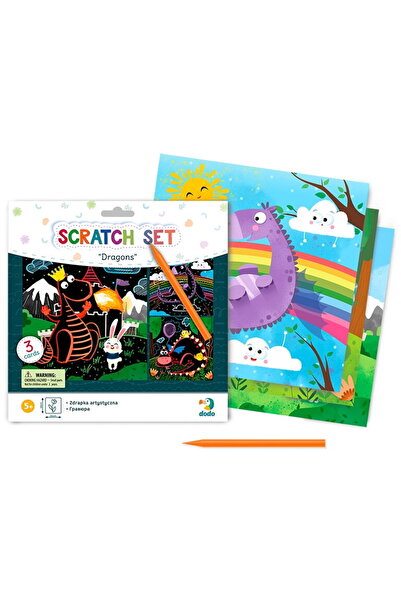 Dodo Creative Scraping Set - Dragons