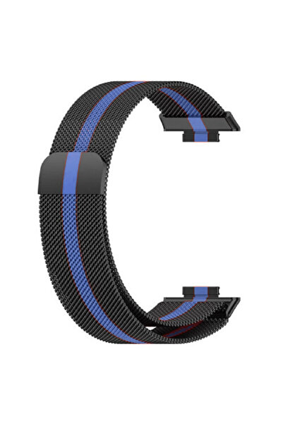 Nezih Case Huawei Watch Fit 2 Compatible Metal Braided Mesh Magnet Practical Band