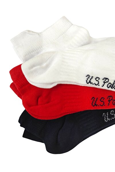 U.S. Polo Assn. Women's Booties 3-Piece Socks S-Actives