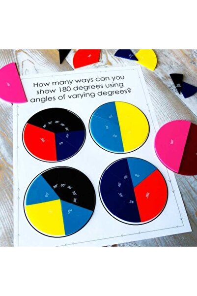 Hand2Mind Rainbow of Circles - Angle