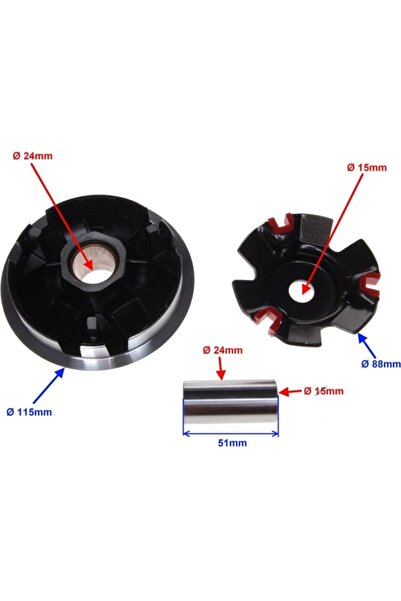 WM Tuning variator scuter 125cc-150cc, 4T