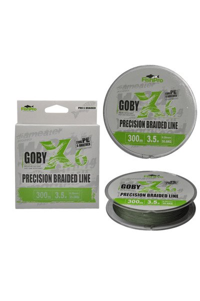 Fish Pro FishPro Goby 300m X6 Dark Green İp Misina