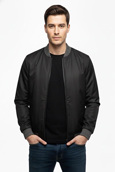 Deriderim Apollo Double-Sided Genuine Leather Bomber Men's Jacket