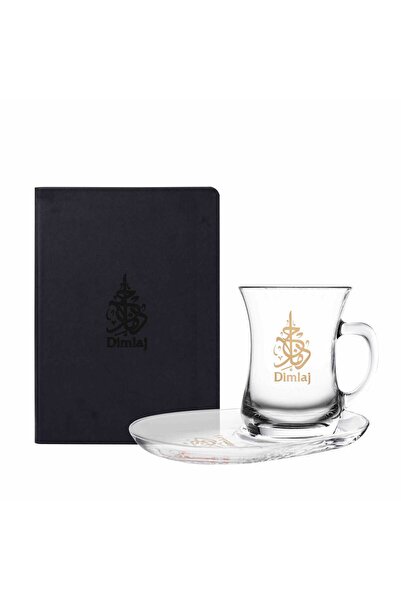 Dimlaj مجموعة دفاتر ملاحظات زجاجية CB/3-Gold