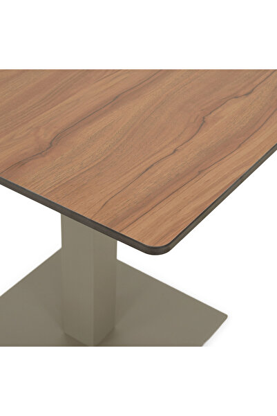 Maison Mex Masã grădină/terasă, ELIO, L.80 l.80 H.72 cm, sampanie/natur