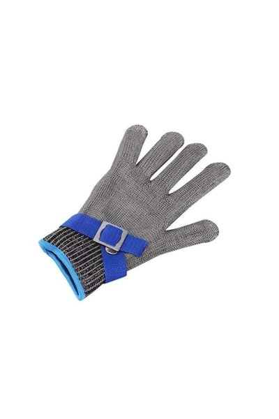 LET Cut-resistant stainless steel glove for butchery and kitchen, size XL