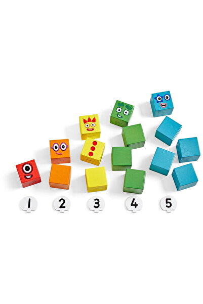 Hand2Mind Numberblocks Wooden Cubes - From 1 to 5