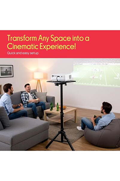 PYLE Universal Laptop & Projector Tripod Stand PLPTS2 (14" x 11" Tray, 22–35 in)