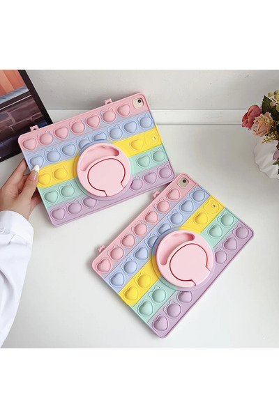 Goldie Case Galaxy Tab A9 Plus Uyumlu X210 / X216 / X218 Uyumlu Standlı / Ask...