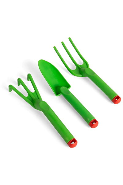 BIGJIGS Toys Plastic gardening tool set