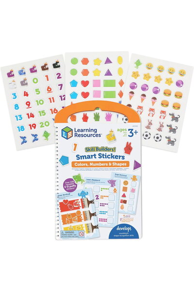 Learning Resources Educational activity set with stickers - Colors, numbers a...