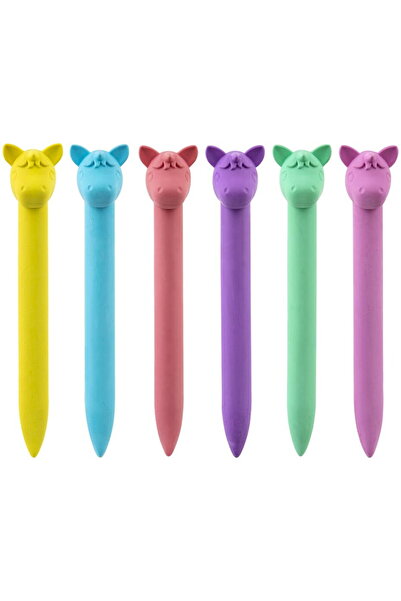Moxy Set 6 creioane de plastic - Unicorni