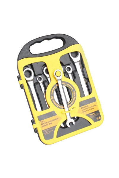 Z-Tools Set of open-end, ring and ratchet wrenches, 7 pieces