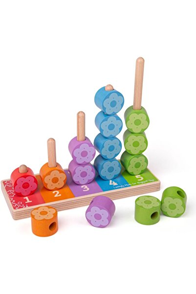 BIGJIGS Toys Numaratoarea florilor