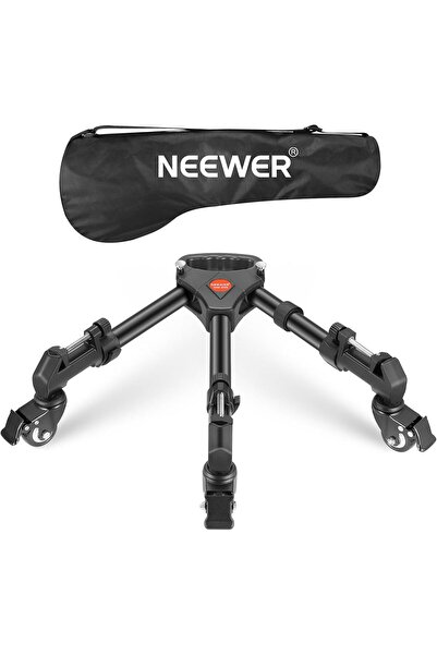 NEEWER عربة ثلاثية القوائم احترافية شديدة التحمل مزودة بعجلات مطاطية وحوامل أ...