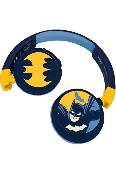 LEXIBOOK HPBT010BAT Batman 2-in-1 Bluetooth & Wired Headphones with Mic