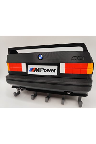 magicland Bmw E30 M3 Themed Keychain Hanger - 3D Printing Wall Decor