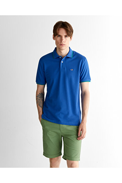 Gant Erkek Lacivert Regular Fit Polo