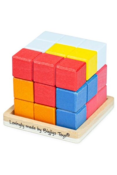 BIGJIGS Toys Joc de logica - Cub 3D