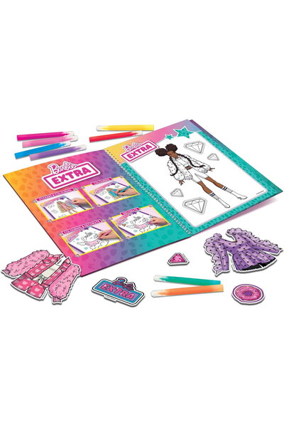 Lisciani Carte de colorat cu activitati Barbie - Stilul tau