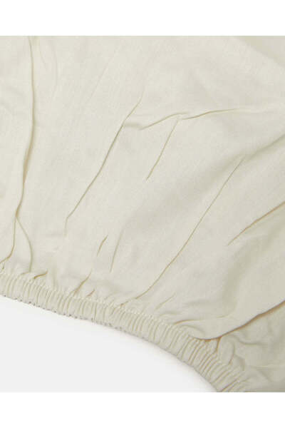 REDTAG Ivory Cotton Fitted Sheet (Single Size)