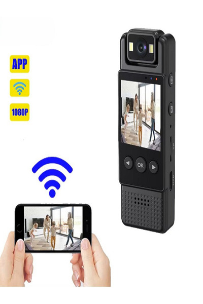 VOSİBU Mini Taşınabilir Vücut Vlog Kamerası