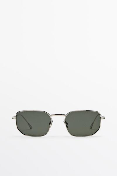Massimo Dutti Kare metal güneş gözlüğü