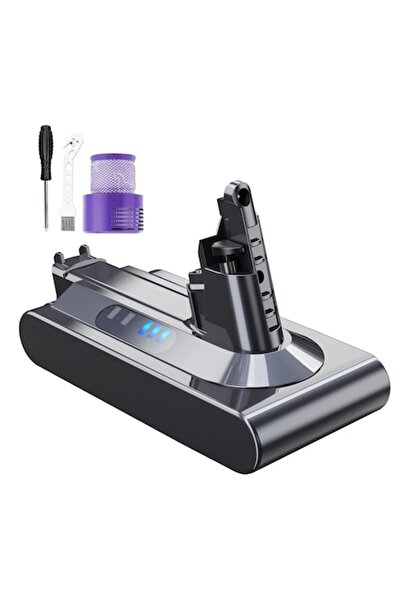 Evary 6000 mAh Battery for Dyson V10 (compatible with Motorhead, Fluffy, Animal, Absolute)
