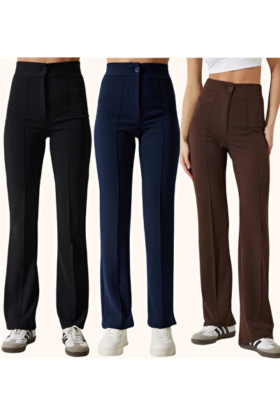 Patreon 3-Piece High Waist Shaping / Sculpting Wide Leg Palazzo Pants