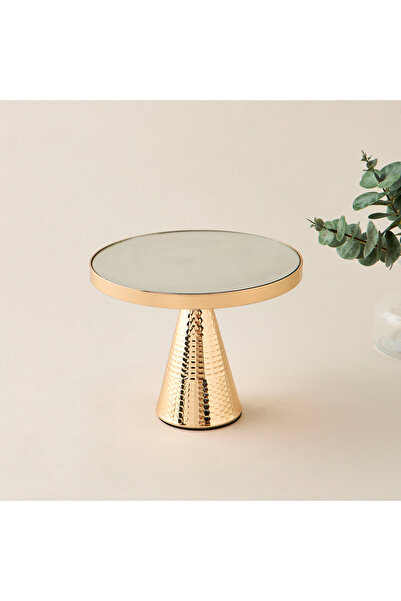 Lifestyle Decorative Stand with Glass Base - 21x15 cms