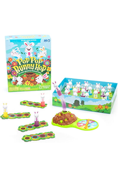Educational Insights Joc de memorie - Pop Pop Bunny Hop